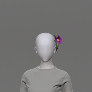 Purple Tea Flower Corsage