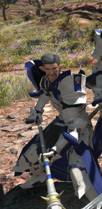 Ser Vellguine as a DRK Quest NPC Enemy.