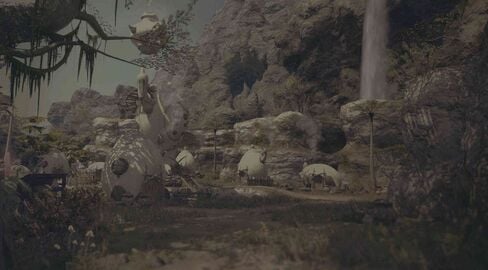 Brayflox's Longstop seen during the game credits