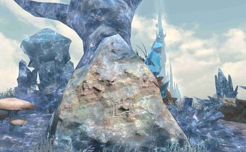 The Mark of Thaliak beneath the tree.